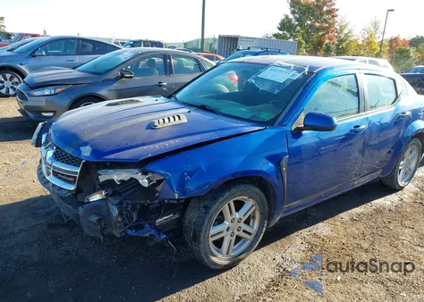 2012 Dodge Avenger Sxt from USA, damaged, VIN 1C3CDZCB6CN183337